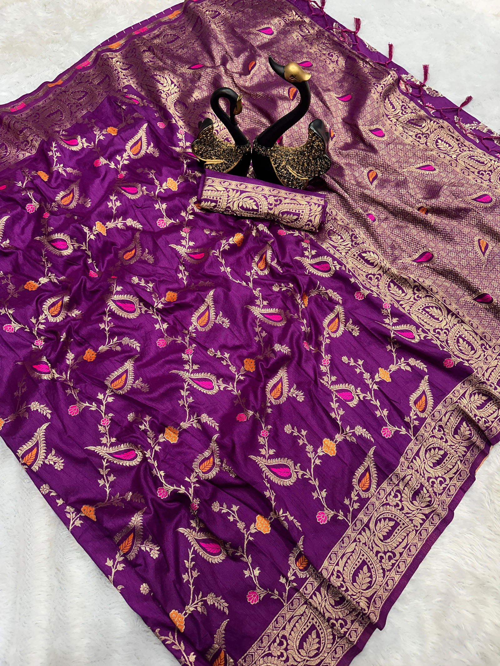 LC 114 By Laabh Designer Pure Khadi Crepe Silk Sarees Wholesale Market In Surat